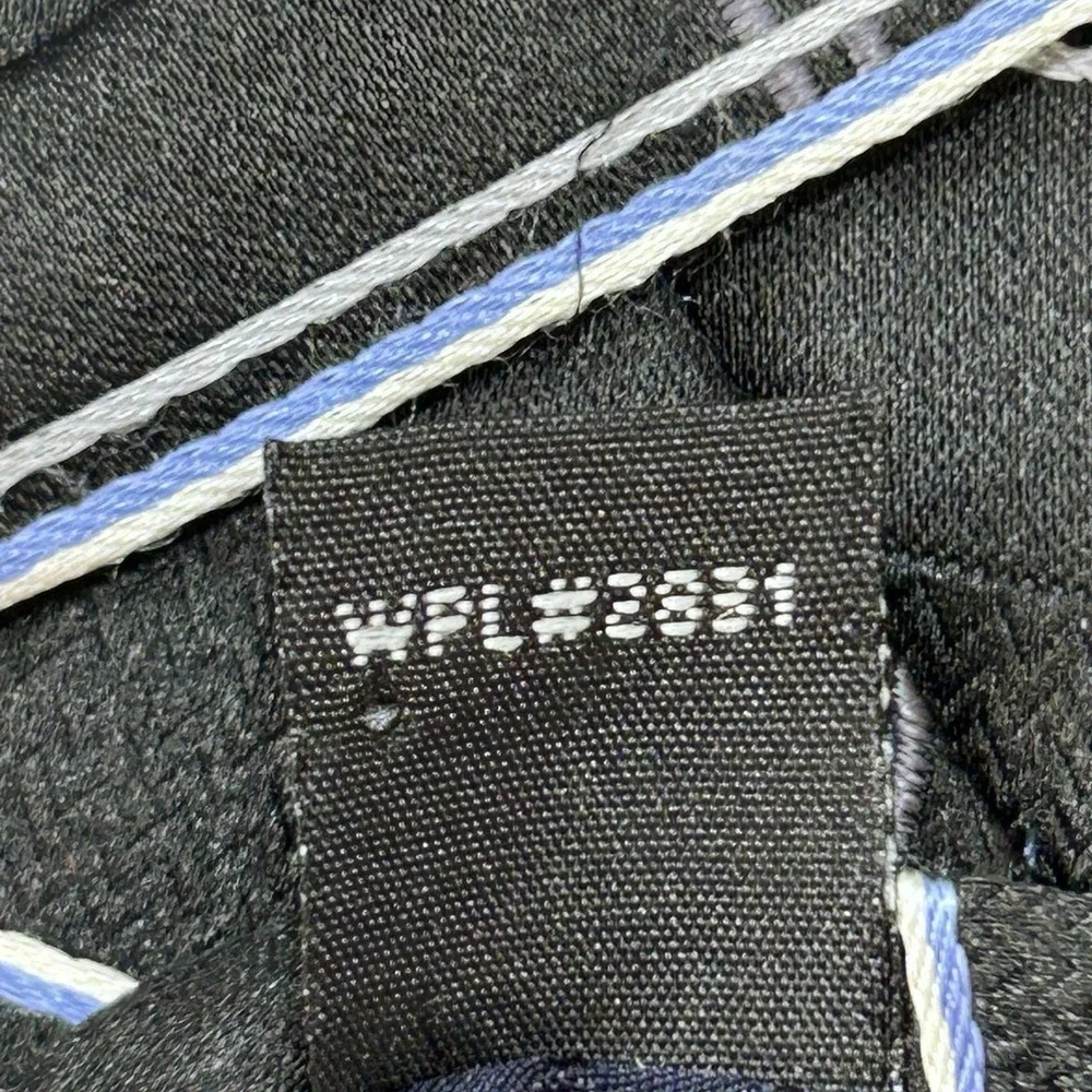 Jones New York Silk Tie Black Blue Gray Plaid Windowpane Woven 59